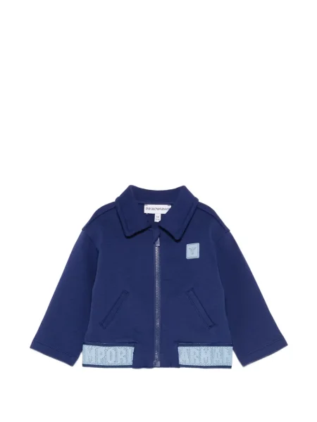 Bluza dziecięca Emporio Armani niebieska