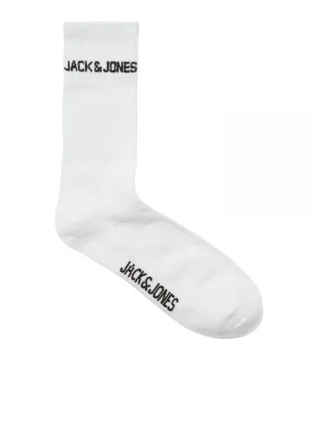 JACK & JONES Șosete sport MELVIN negru alb