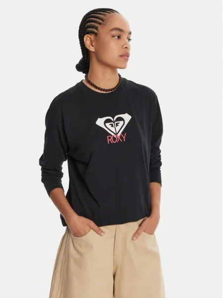 Roxy Bluză Hangloose Art Ls negru