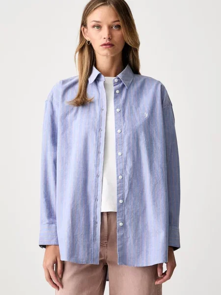 Guess Jeans cămașă de damă din albastru