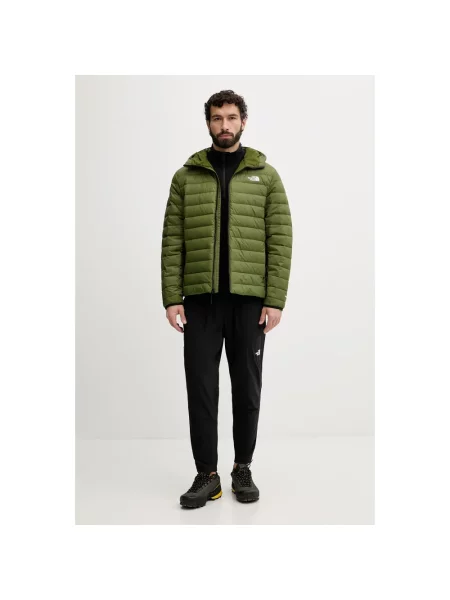 Kurtka puchowa The North Face zielona