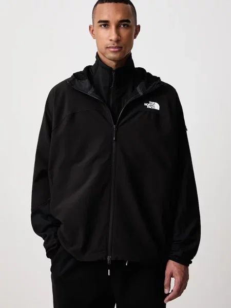The North Face geacă sport pentru bărbați TEK APPROACH FUTUREFLEECE negru