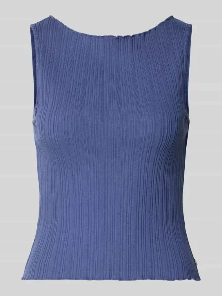 Dzianinowy top Scotch & Soda z okrągłym dekoltem