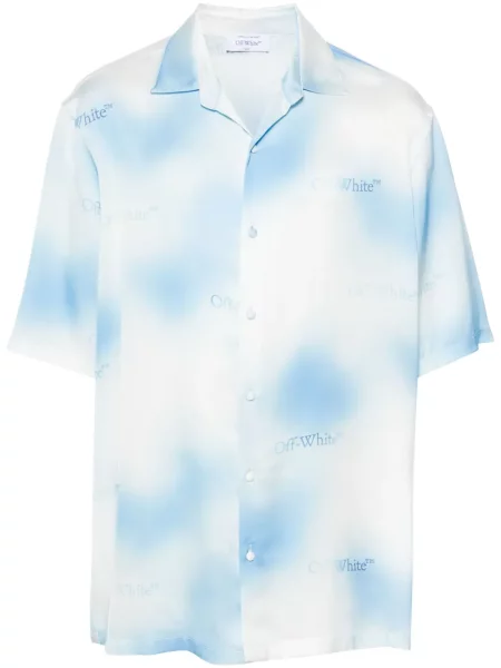 Cămașă Off-white cu gradient alb