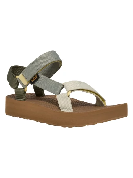 TEVA Sandali / zelena / meta bež