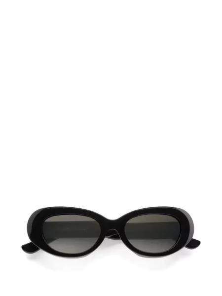 Ochelari de soare ovali Emmanuelle Khanh negru