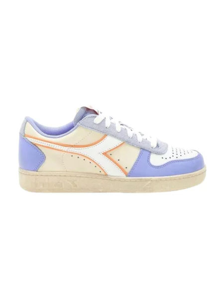 Sneakersy Diadora skórzane fioletowe