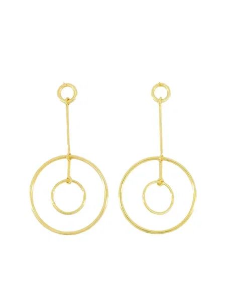 Auskarai Paula auksinė