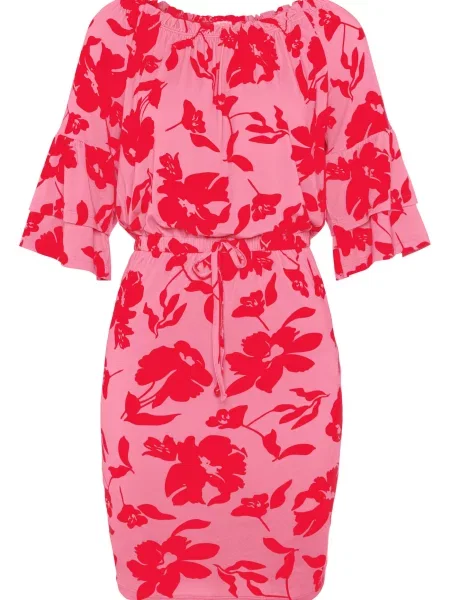 LASCANA Rochie roz deschis roșu