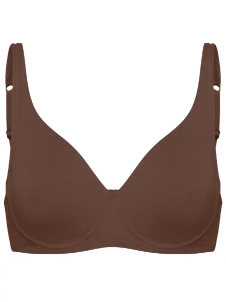 Cfab Melltartó Cotton Bügel BH ohne Pads' barna