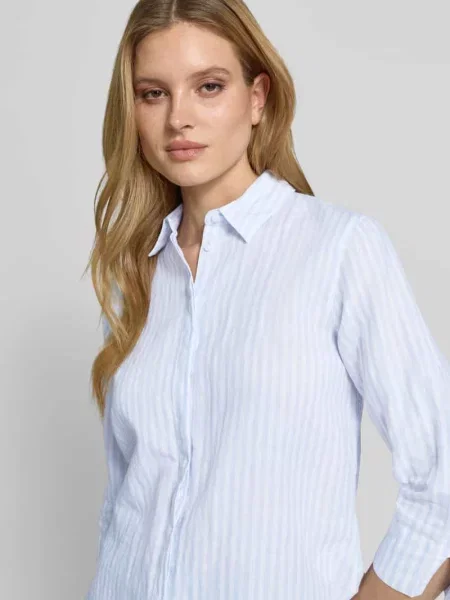 Bluzka koszulowa o kroju regular fit z czystej bawełny model VIKI' Brax