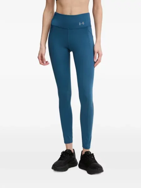 Pantaloni Under Armour cu imagine alergare albastru