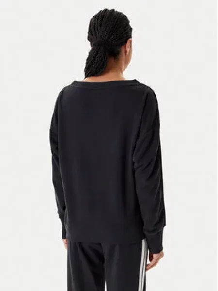 Dryžuotas megztinis Adidas Sportswear juoda