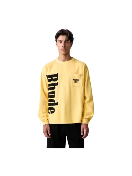 Bluza Rhude żółta