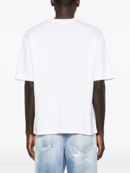 Tricou Dsquared2 cu imagine alb