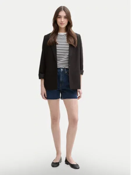 Tom Tailor Denim Džínové šortky Tmavomodrá