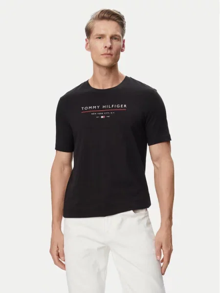 Тениска Tommy Hilfiger черно