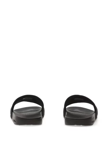 Papuci Calvin Klein cu broderie negru