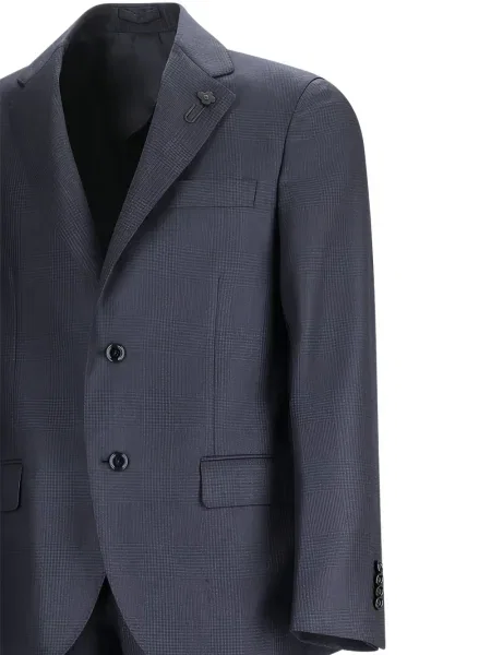 Costum Lardini de lână de costum albastru