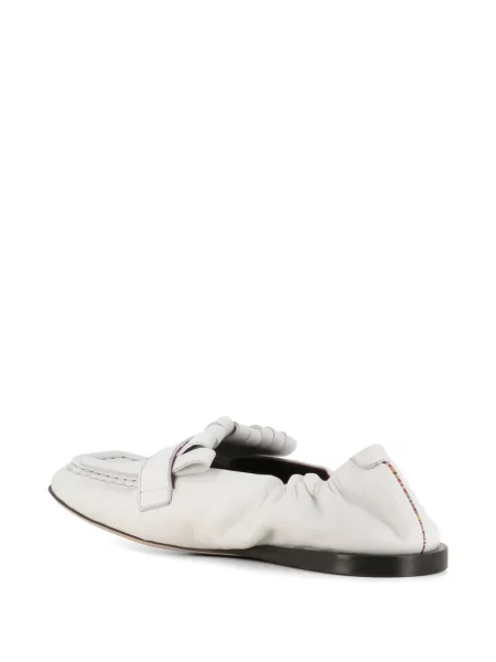 Loafers Paul Smith με κρόσσια με αγκράφα λευκό
