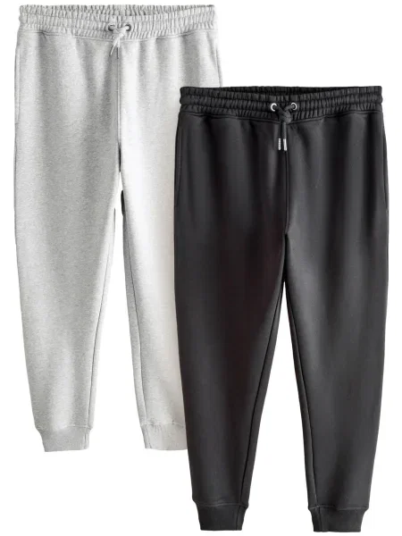 Next Kalhoty šedý melír černá