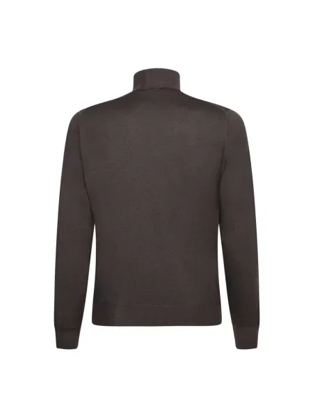 Sweter Dell'oglio brązowy