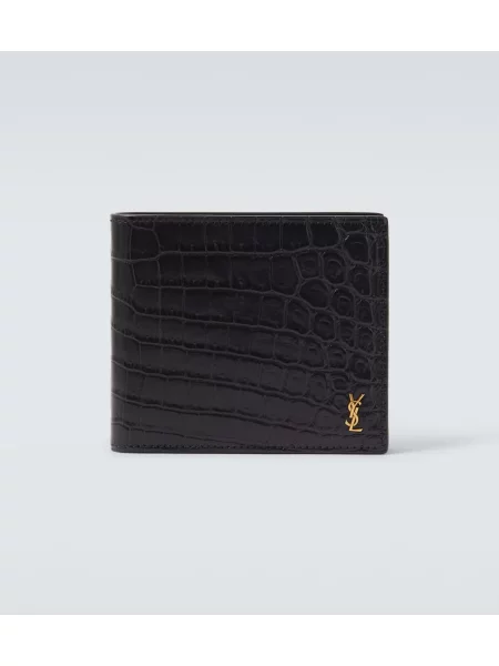 Portofel Saint Laurent din piele negru