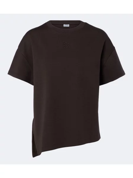 Tricou Loewe asimetric maro