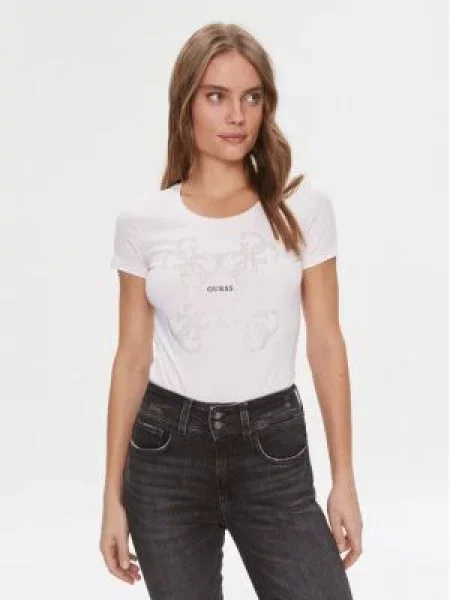 Guess T-Shirt ροζ