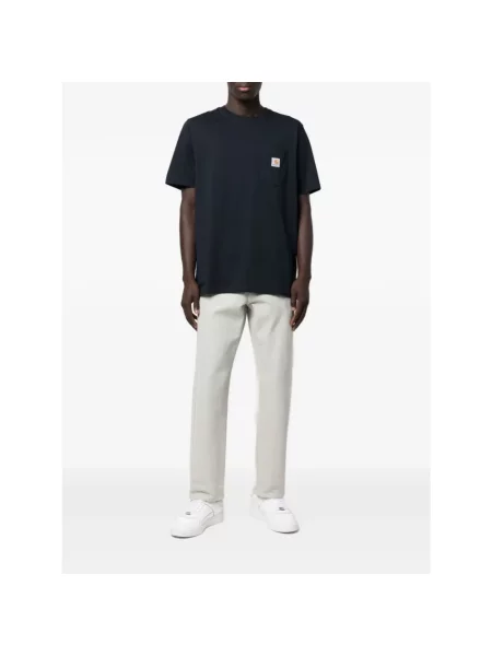 Carhartt Wip Koszulki Mężczyzna L S/S Pocket T-Shirt niebieski