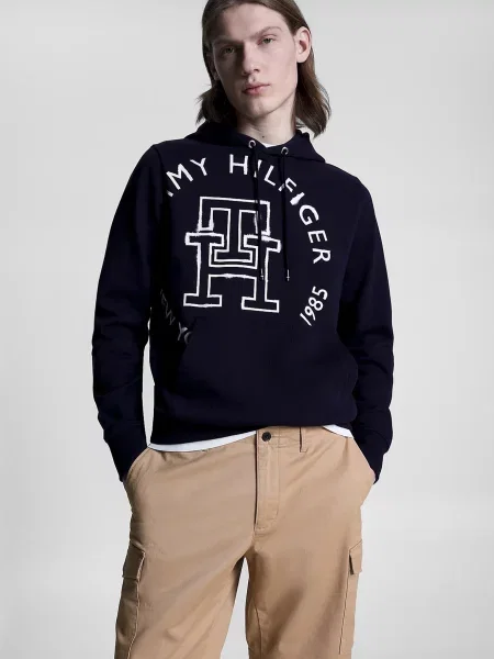 Толстовка Tommy Hilfiger синя