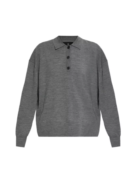 Sweter Anine Bing wełniany szary