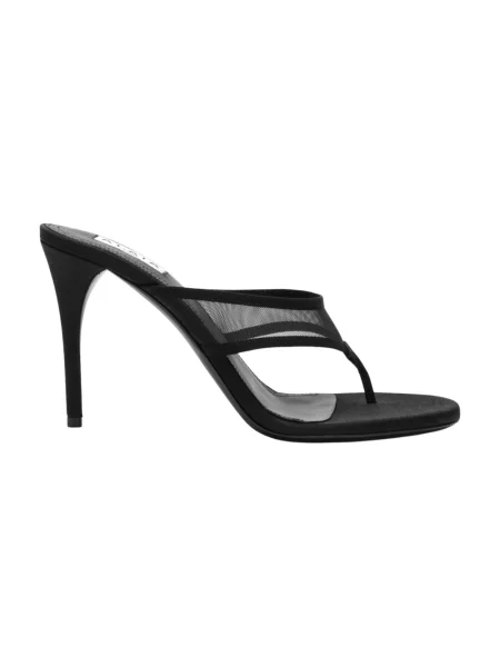 Klapki Alaïa czarne