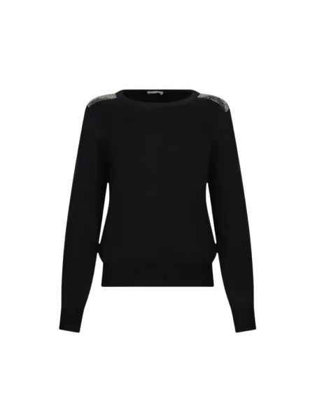 Sweter Liu Jo z koralikami czarny
