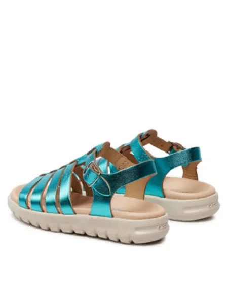Geox Sandali J Sandal Soleima Gir M zelena