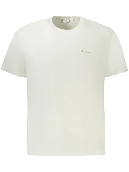 Tricou Pepe Jeans scurt alb