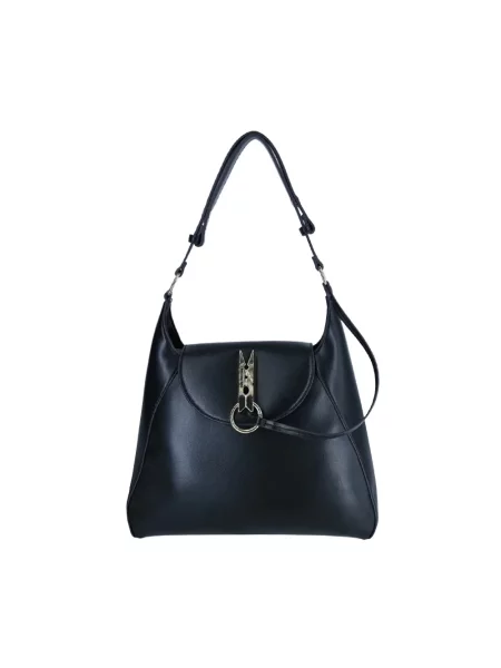 Torebka Love Moschino skórzana czarna