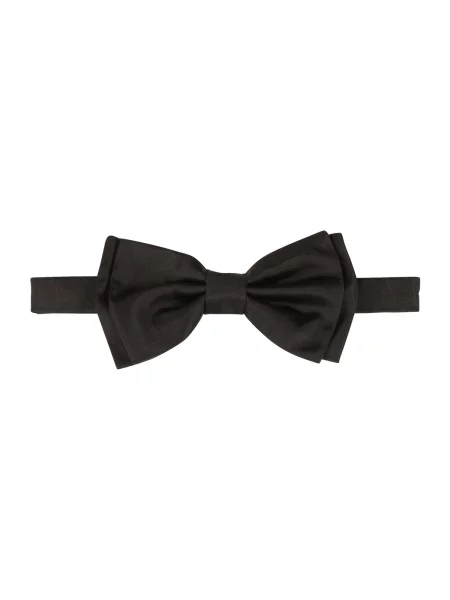 Palton Boss Black cu funde de mătase negru