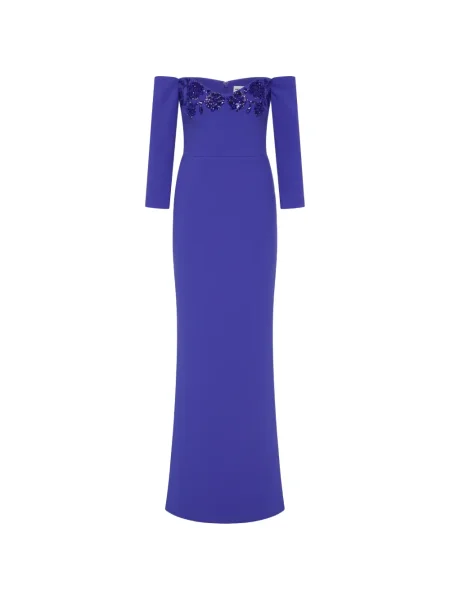 Maxi rochie maxi Rebecca Vallance de costum albastru