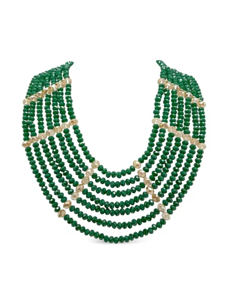 Колие Jennifer Gibson Jewellery зелено