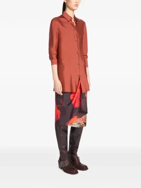 Cămașă Dries Van Noten portocaliu