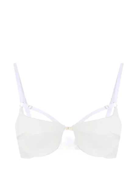 Сутиен Elisabetta Franchi от тюл бяло