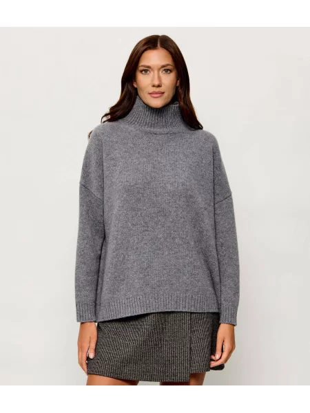 Pulover Weekend Maxmara de lână gri