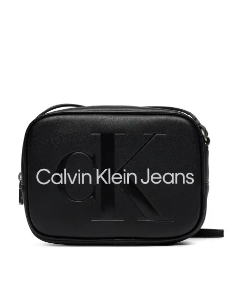 Calvin Klein Jeans Válltáska / fehér fekete