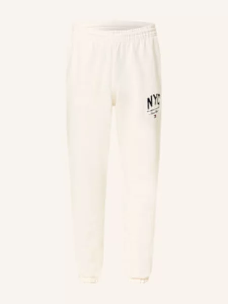 Tommy Hilfiger Spodnie Dresowe weiss beżowe
