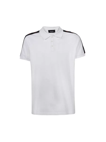 Koszulka polo Dsquared2 biała