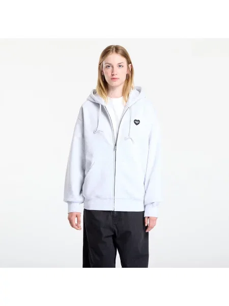 Hanorac Carhartt WIP Hooded Heart II Hartt Sweat Jacket UNISEX Ash Heather XL