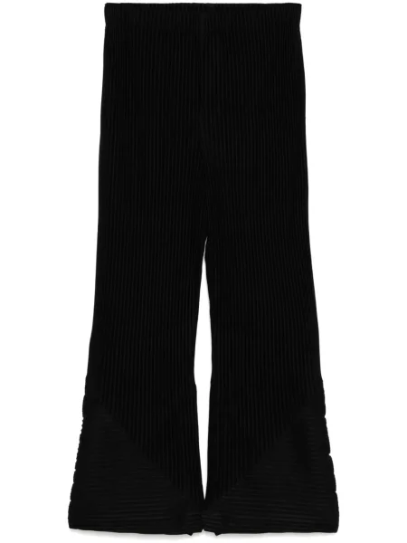 Plisované kalhoty Homme Plissé Issey Miyake černé