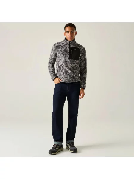 Bluza polarowa Frankie Borg Half Zip szara
