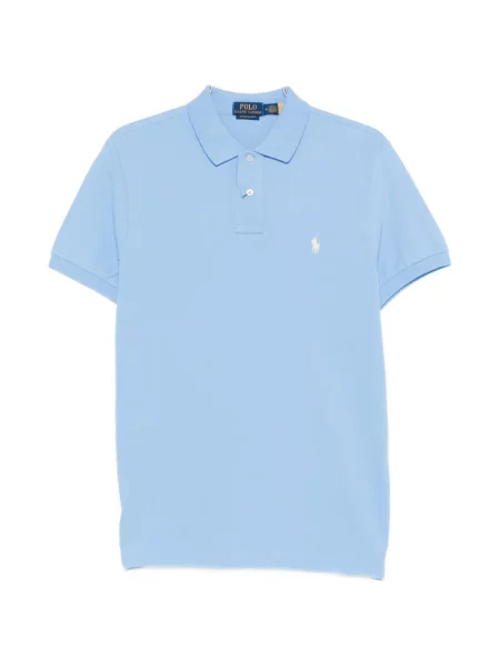Плетена поло тениска Polo Ralph Lauren зелено